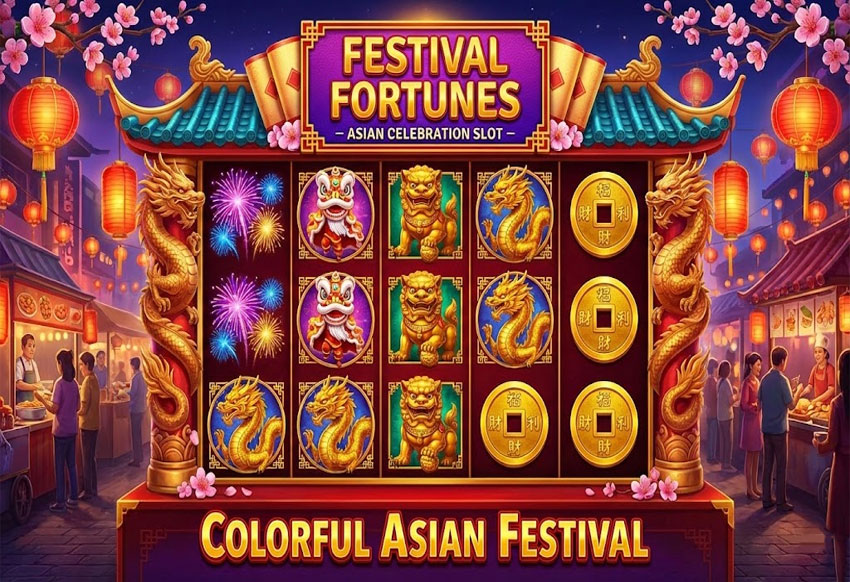 Slot dengan Tema Festival Asia yang Penuh Warna
