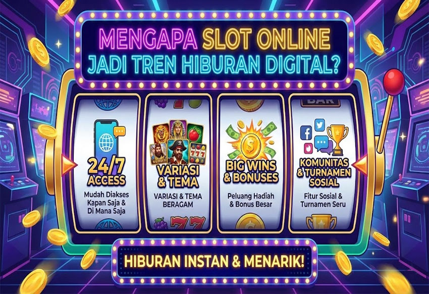 Mengapa Slot Online Jadi Tren Hiburan Digital?